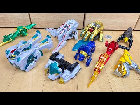 【PowerRangers Gozyuger All megazord】2号ロボ⁉︎グーデバーンとゴジュウジャーの全DXロボで遊んでみた