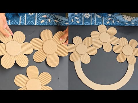 Amazing Home Decoration craft ideas | Waste cardboard using craft ideas | Easy wall decorations idea