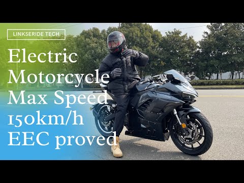High-speed Electric Motorcycle Hurricane Max Speed 150kmph EEC DOT Proved