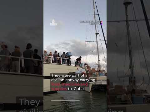 Mexico launches search for two missing aid boats bound for Cuba | AJ #shorts