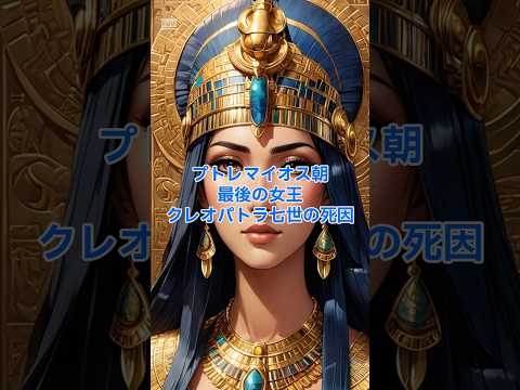 【古代文明】クレオパトラ7世の死因 #歴史 #ミステリー #エジプト #未解明 #ピラミッド