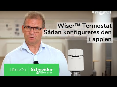 Wiser Radiatortermostat – Sådan konfigurerer du Wiser Radiatortermostat i appen | Schneider Electric