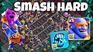 Same Base Twice in a Row - Can We Triple Both? Queen Charge Super Bowler Smash TH18