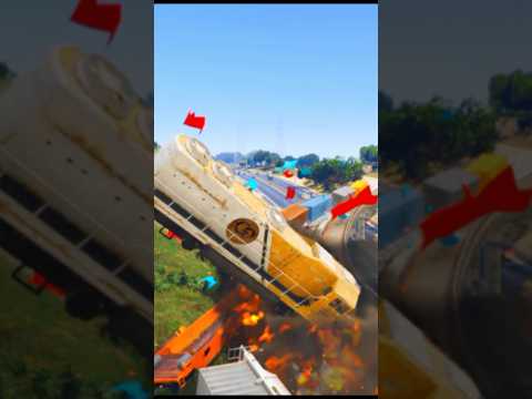 HULK  STEALING MOST LUXURY SUPER CAR FROM RUNNING TRAIN?  #shorts #gta5 #viral #shortsfeed