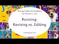 Differentiating Revising and Editing for Young Writers