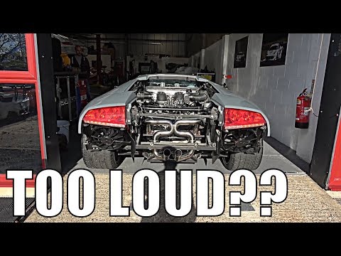 WHY I HAVE TO REMOVE MY LAMBORGHINI EXHAUST