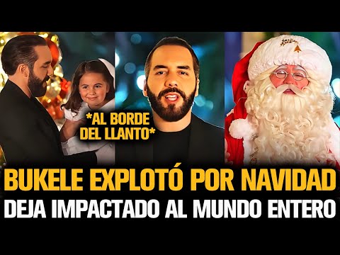 BUKELE EXPLOTÓ POR NAVIDAD Y DEJÓ IMPACTADO AL MUNDO ENTERO