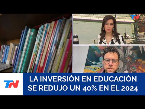 CONFLICTO EDUCATIVO: La inversión en la educación se redujo un 40% durante el 2024