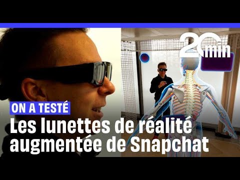 On a testé pour vous les lunettes de réalité augmenté de Snapchat !