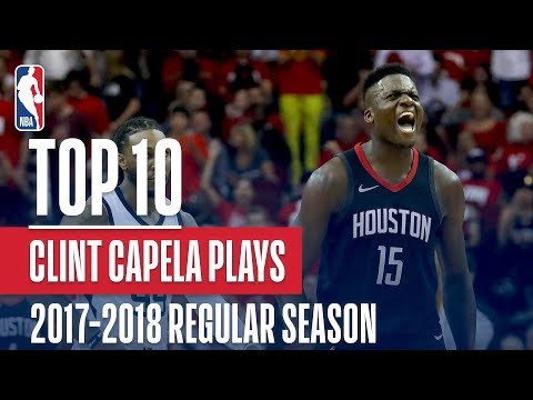 Clint Capela's Top 10 Plays of the 2017-2018 NBA Regular Season