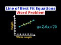 Finding the Equation of Best Fit