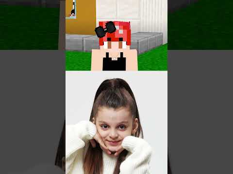 Minecraft Karakterlerinin Gerçek Yüzleri! #shorts #minecraft