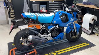 ヤフオクで一番安かったグロムの最終仕上げ　〜エグいシートカバーを添えて〜