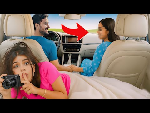 Hiding in my CameraMan’s Car *caught him with his Girlfriend* 😳
