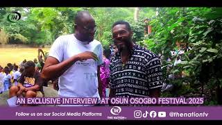 Omo Oba Dynast Amir Interview At The Osun Festival.