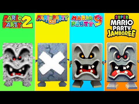 Evolution of Whomp Minigames in Mario Party (1999-2024)