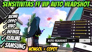 100% AUTO HEADSHOT VIP⚡ Sensitivitas FF Auto Headshot 2025 Setelah Update ⚙️ Costum Hud Semua Hp