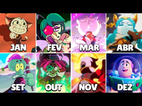 TODAS AS ANIMAÇÕES do BRAWL STARS em 2024