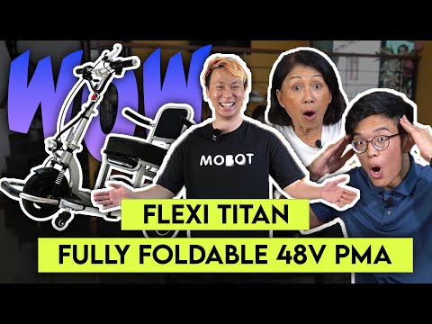 FLEXI Titan AIRPLANE FRIENDLY Personal Mobility Aid ✈️ | MOBOT FLEXI 3 Wheeled PMA