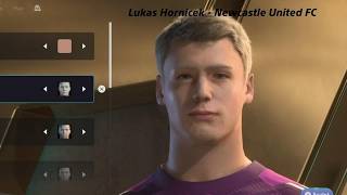 EA SPORTS FC 26 face creation tutorial - Lukáš Horníček/Newcastle United/Czech Republic/New No.1