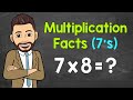 Multiplication Facts with Sevens