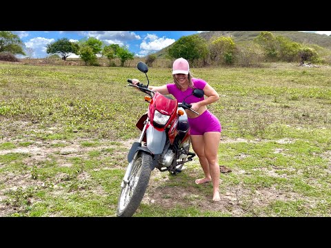 THAMIRES APRENDE PILOTAR MOTO | THAMIRES THUANNY