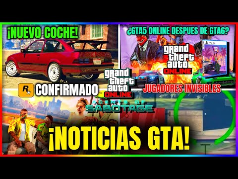 NOTICIAS GTA5 Online! NUEVO COCHE! BUENAS NOTICIAS! ROCKSTAR NUEVO SERVIDOR, GTA SA FILTRADO Y MÁS!