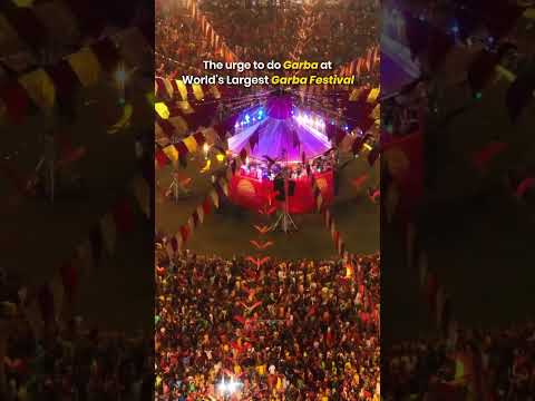 Even the biggest concerts feel small next to Garba nights like this ✨ #navratri #garba #vadodara
