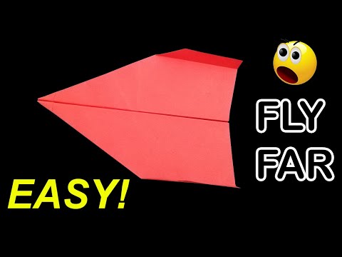 How To Make Paper Airplane Easy that Fly Far - paper airplane easy @paperplaneschannel1111