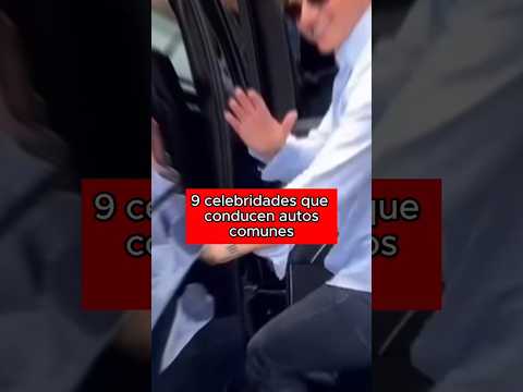 9 celebridades que conducen autos comunes.