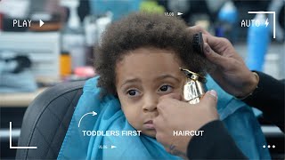 Getting Our Son His First Haircut...