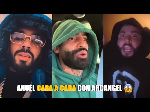 ANUEL SE ENCUENTRA CARA A CARA CON ARCANGEL Y FARRUKO REACCIONA 😱