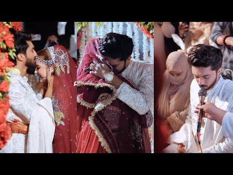Rabeeca khan & Hussain tareen nikkah official video | rabsain barat