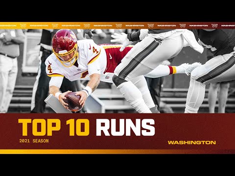 Washington Football Team top 10 runs from the season video clip
