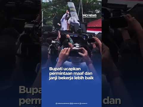 Video thumbnail Ricuh Bupati Pati Sudewo Dilempari Botol Saat Temui Massa