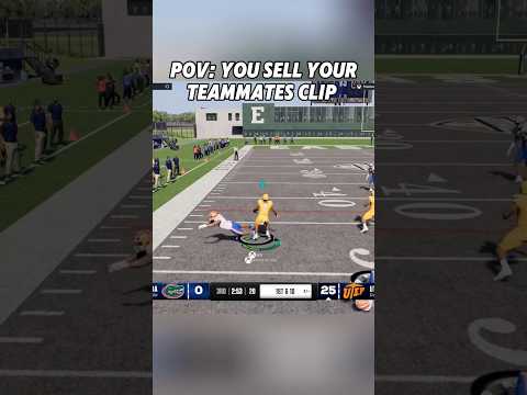 Would you be mad if I did this to you? #nfl #football #americanfootball #cfb25 #funny