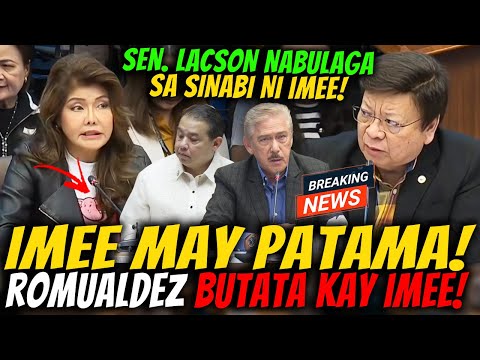 IMEE MAY PATAMA KAY ROMUALDEZ! SEN MARCOLETA BINULAGA SI SKUL BUKOL AT PING SIPSIP LACSON