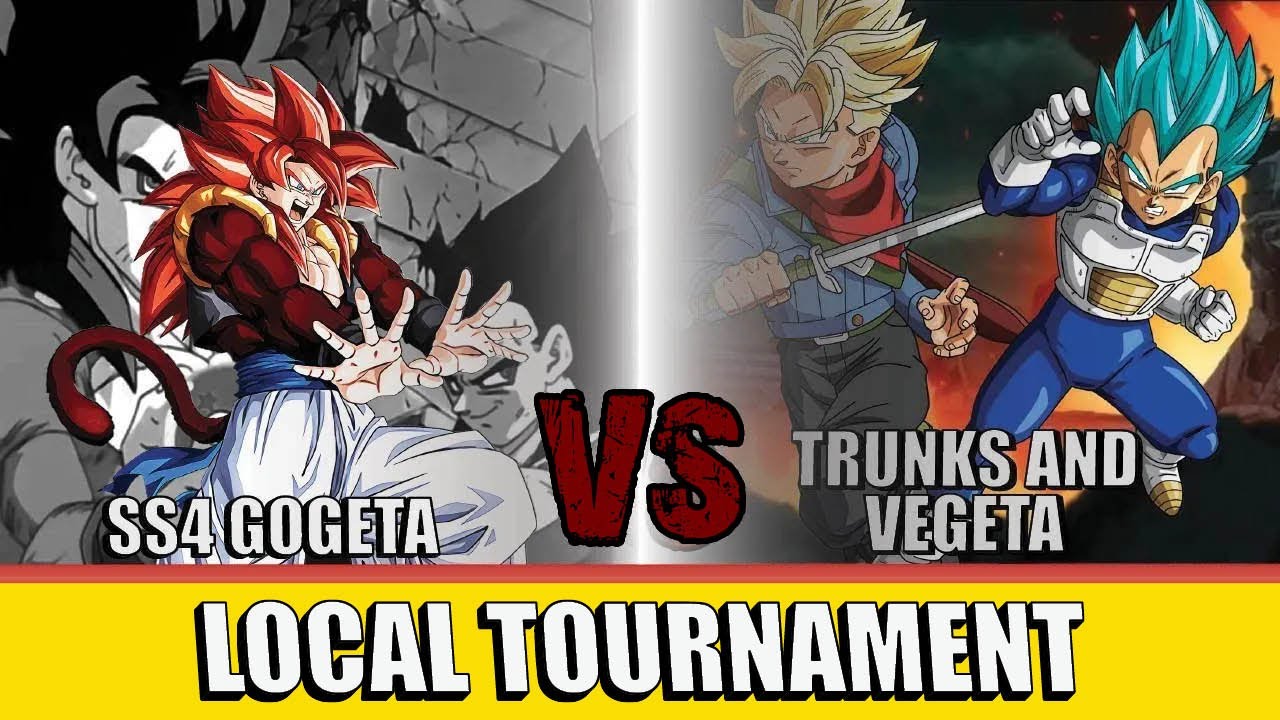 SS4 Gogeta (R) vs Trunks and Vegeta (Y) | DBS TCG