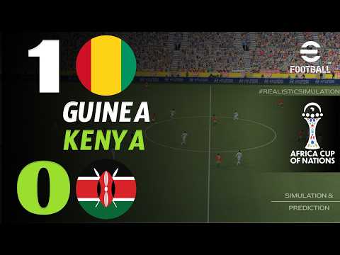 🔴 Guinea vs Kenya 1 - 0 | HIGHLIGHTS &amp; GOAL | Africa Cup of Nations 2026 | eFootball Simulation