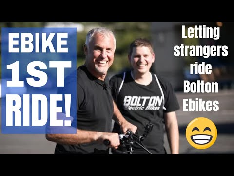 First time riding an electric bike