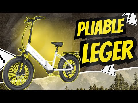 Le velo electrique du camping car pour pas cher (Avaka K300)