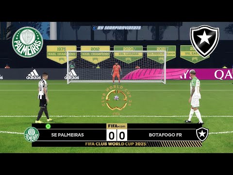 Palmeiras vs Botafogo • penalty shootouts • FIFA Club World Cup 2025, Round of 16 • PES 2021