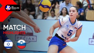 Match Highlights I ISR vs SLO I CEV EuroVolley 2026 Qualifiers