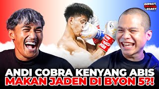 ANDI COBRA GA MAU LAWAN JADEN LAGI?! BERASA MUKULIN ADEK?!