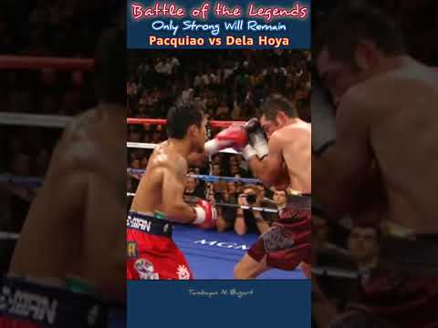 The Battle of the Legends✨Pacquiao vs Dela Hoya #oscardelahoya #pacquiao #boxing