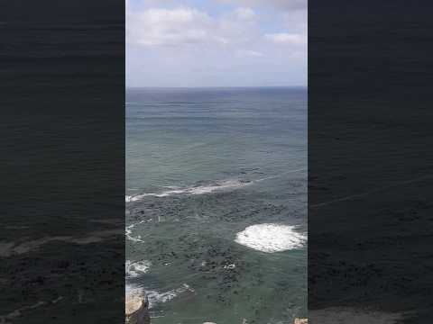 Where two oceans meet. Indian ocean and Atlantic ocean (Cape Point)