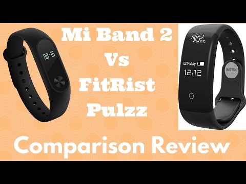 (HINDI) Hindi - Comparison Review Xiaomi Mi Band 2 VS Intex Fitrist Pulzz - Sharmaji Technical