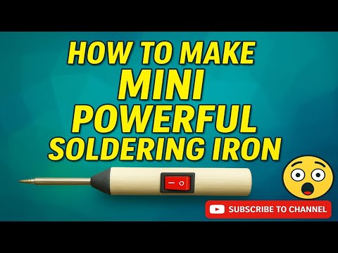 How To Make Mini Powerful Soldering Iron 🔥 घर पे बनाओ जबरजस्त सोलडरिंग आयरन 🔥