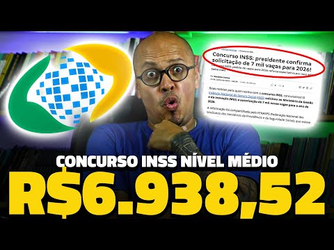 🔥VALE A PENA ESTUDAR PARA O CONCURSO INSS 2026 NÍVEL MÉDIO?
