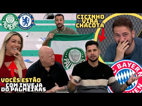 JOGO ABERTO: A GALERA MASSACRA CICINHO E FICAM LOUCOS COM PALMEIRAS QUE AVANÇA E PEGA O CHELSEA